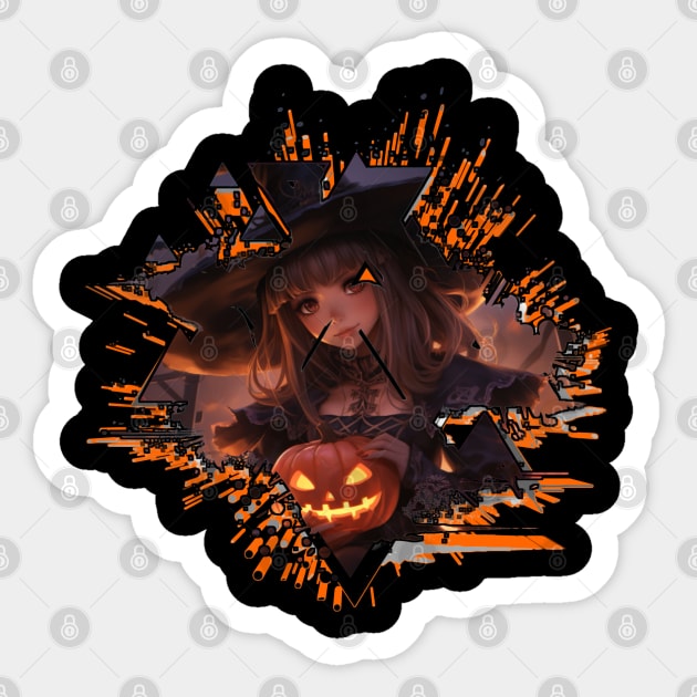 Halloween Witch Girl Sticker by MaystarUniverse